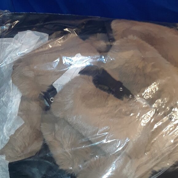 PLUS AZALEA WANG FUR TRIM COVERGIRL CROP JACKET ( BRAND NEW !!! ) - Picture 9 of 9